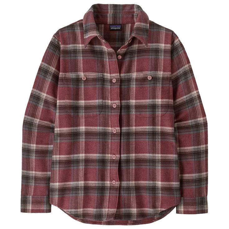 Patagonia Chemise Fjord Flannel W Cozy Cabin Berry Fig Présentation
