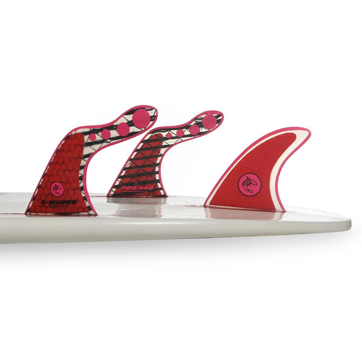 S Wings Ailerons Surf Sw440 Futures Fins Red Pro Profil