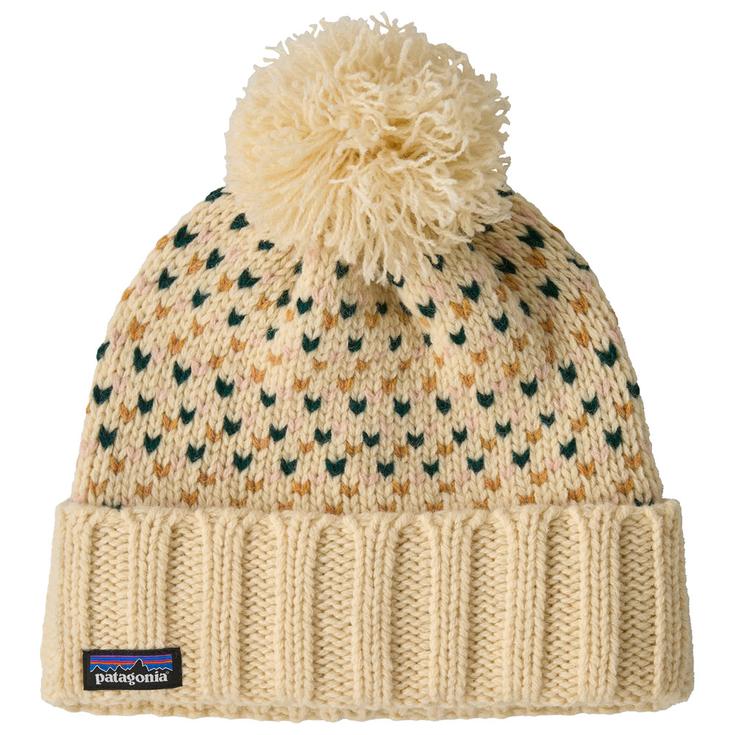 Patagonia Bonnet Snowbelle Beanie Confetti Natural Présentation