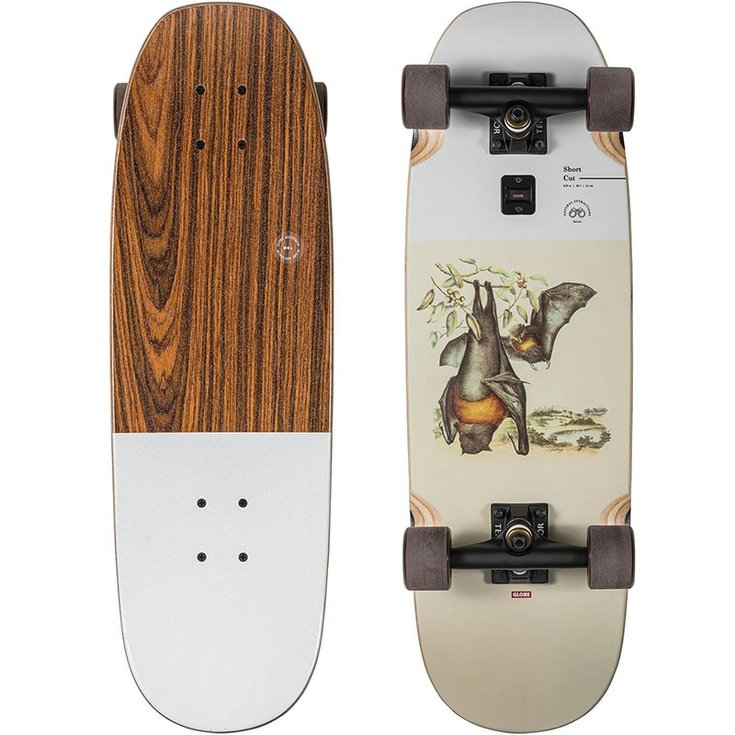 Globe Skate Cruiser Globe Shortcut - Flying Foxes - 28" - Sans 