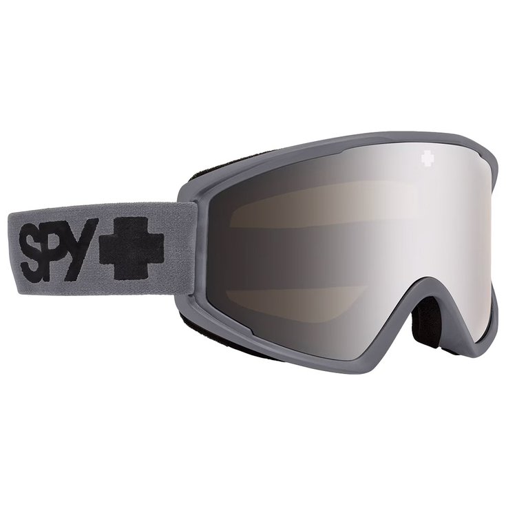 Spy Masque de Ski Crusher Elite Matte Gray Bronze Silver Mirror Présentation