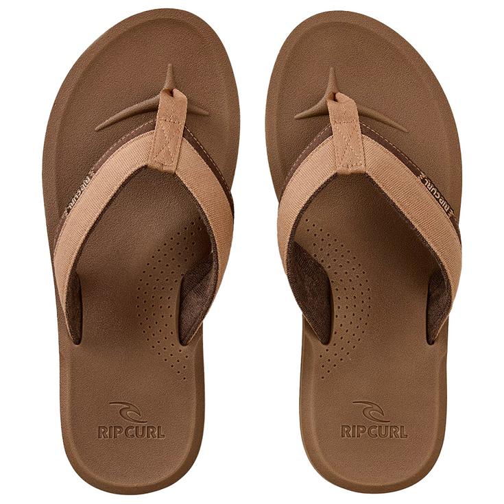 Rip Curl Tongs Reactor 2.0 Bloom Open Mocha Présentation