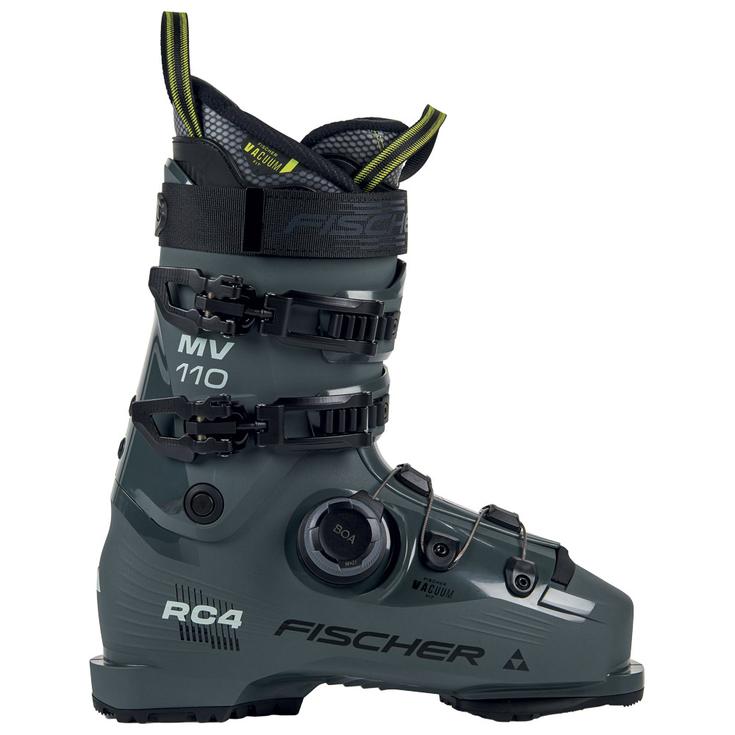 Fischer Chaussures de Ski Rc4 110 Mv Boa Vac Gw Rhino Grey Côté