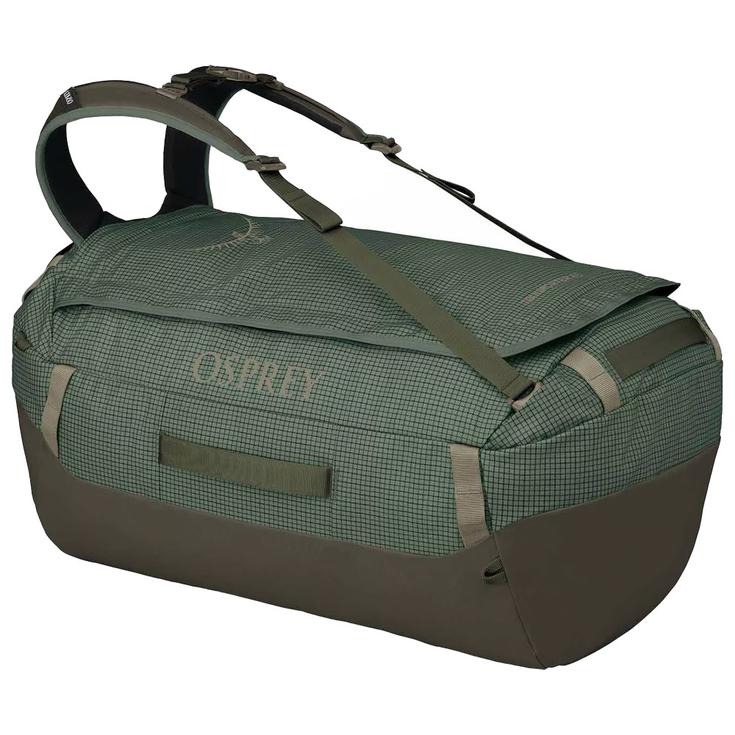 Osprey Duffel Transporter Duffel 65 Pine Leaf Earl Grey Présentation