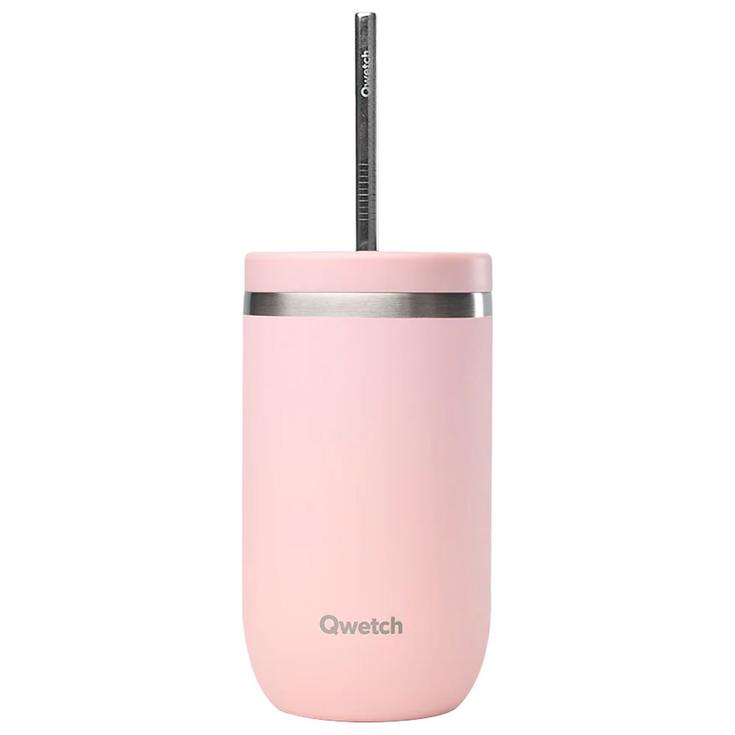 Qwetch Mug Cold Cup 470 ml Pastel Rose Présentation