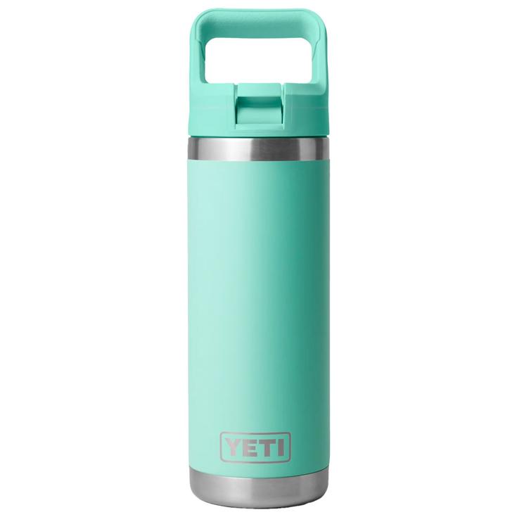 Yeti Gourde Rambler 18 Oz (532 ml) Straw Bottle Seafom Présentation