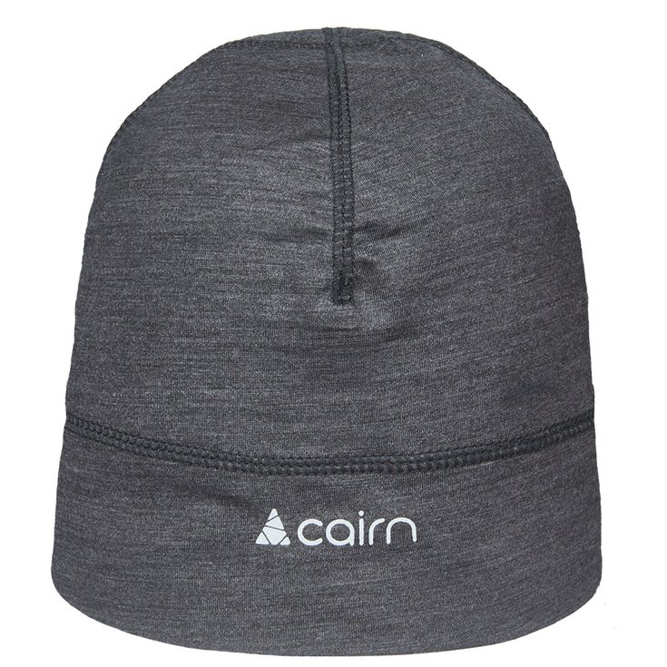 Cairn Bonnet Merino Hat Black Chine Présentation