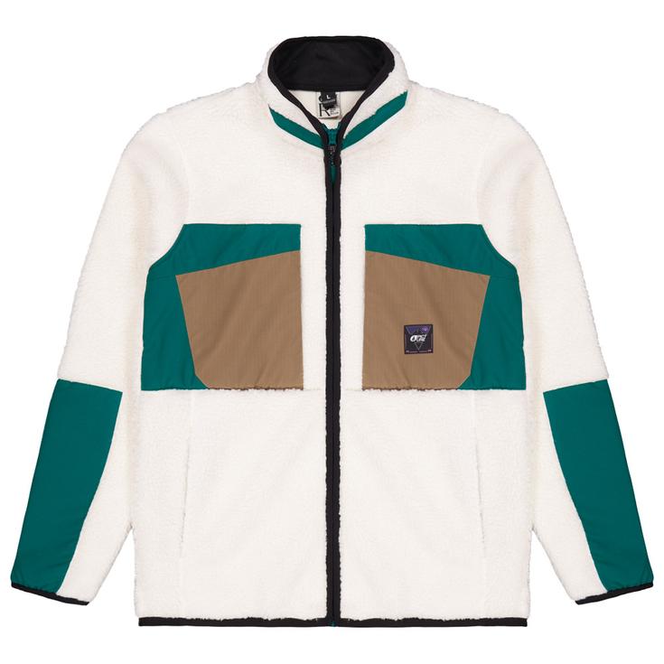 Picture Polaire Pmbton Zip Fleece Tofu Deep Water Présentation