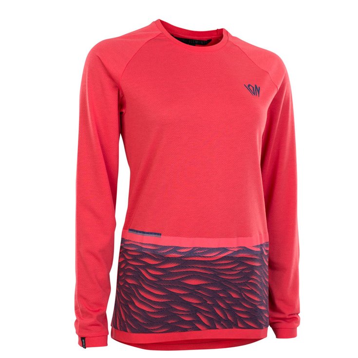 Ion Maillot VTT Seek Womens Tee LS 2020 - Pink Isback Profil