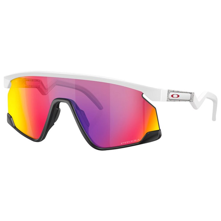 Oakley Lunettes de soleil Bxtr Matte White Prizm Road Présentation
