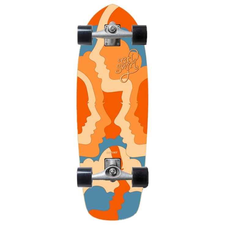 Carver Skateboards Surfskate Grlswirl Silouhette CX Profil