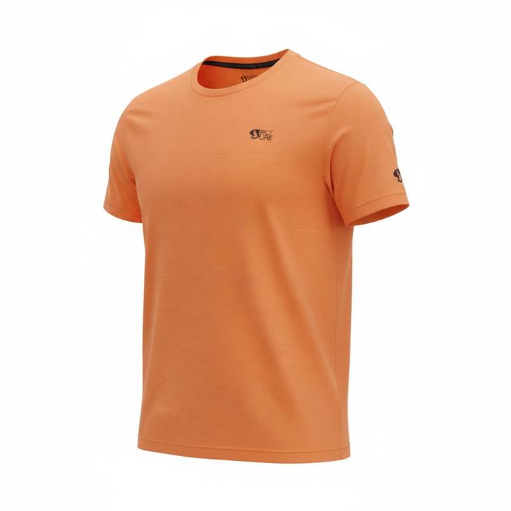Picture Tee-shirt de rando Timont Short Sleeve Urban Tech Tee Shirt Dusty Orange Présentation