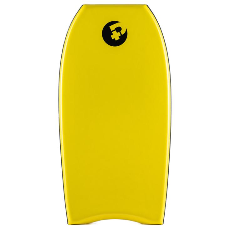 Pride Board de Bodyboard Stereo PE HRC Yellow White Présentation