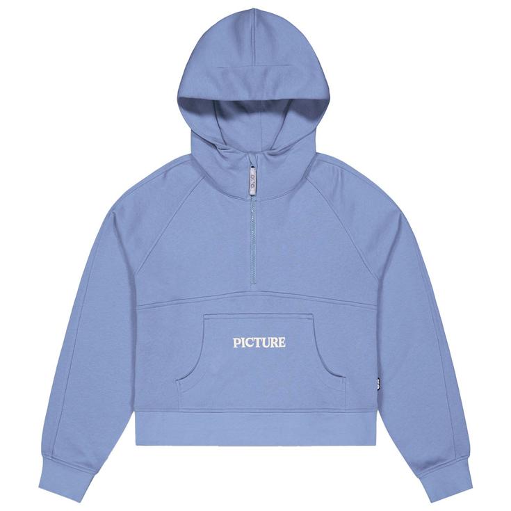 Picture Sweat Quenda 1/2 Zip Stonewash Présentation