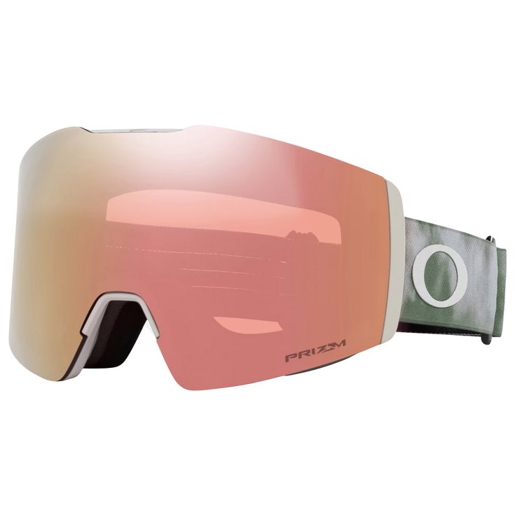 Oakley Masque de Ski Fall Line M Jade Fog Prizm Rose Gold Iridium Présentation