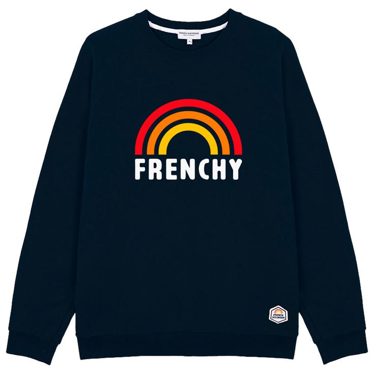 French Disorder Sweat Clyde Warmy Frenchy Bouclette Navy Présentation