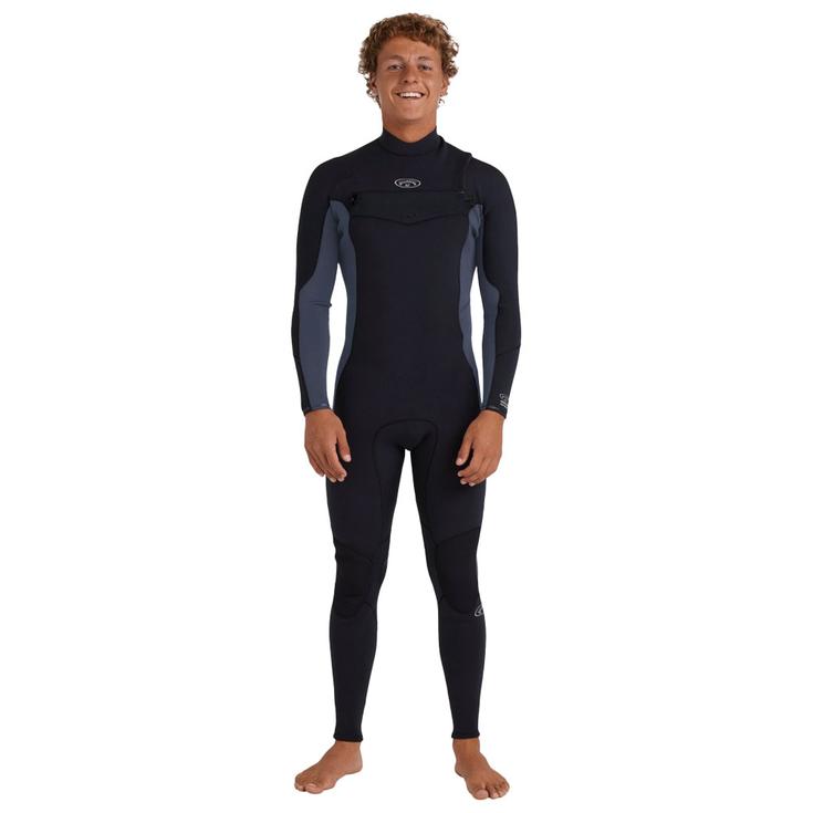 Billabong Combinaison Intégrale 4/3 Absolute Natural Chest Zip Blue Combo Présentation