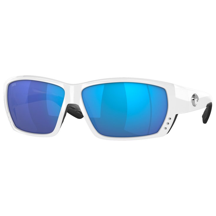 Costa Del Mar Lunettes de soleil Tuna Alley White Blue Mirror Polarized 