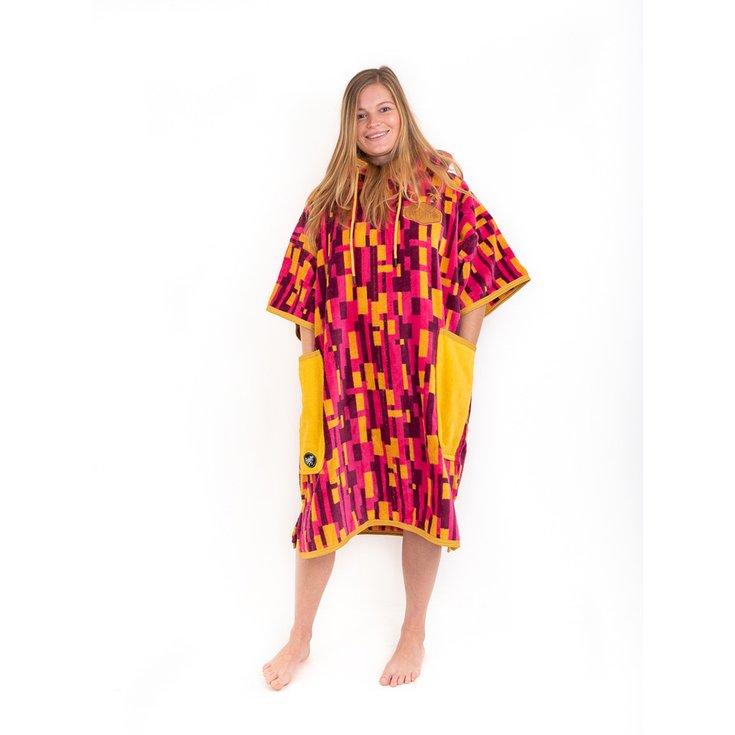 All-In Poncho Surf All In T Bumpy Jacquard - Viola Dessus