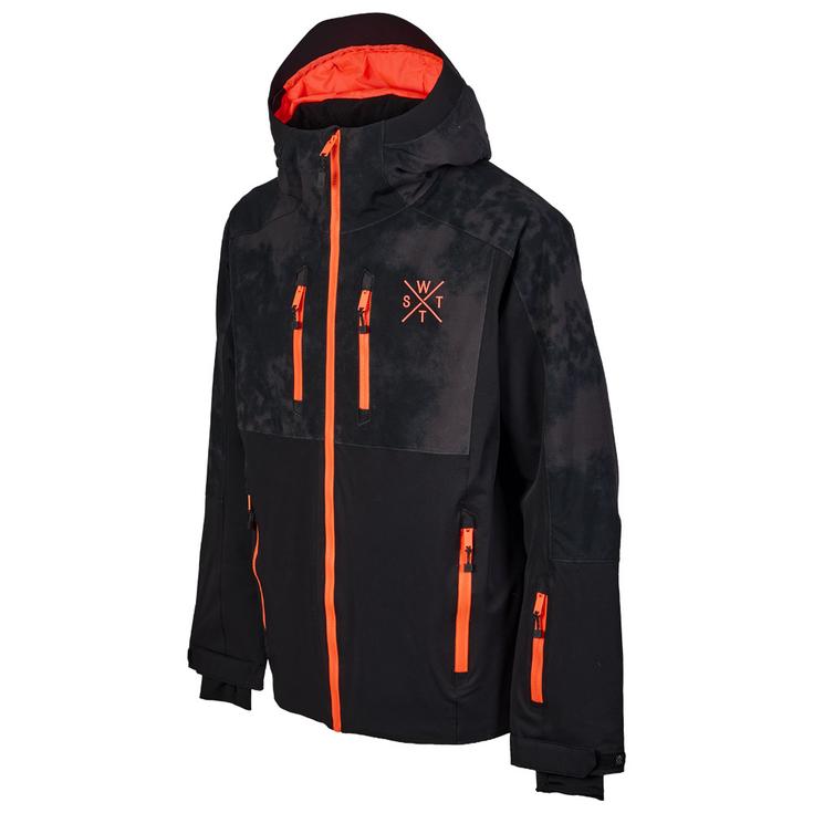 Watts Blouson Ski Blow Acid Wash Dar Iron Présentation