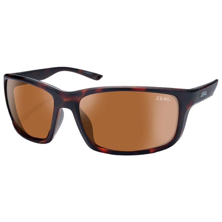Zeal Lunettes de soleil Confluence Matte Brown Havana Ellume Polarized Copper Présentation