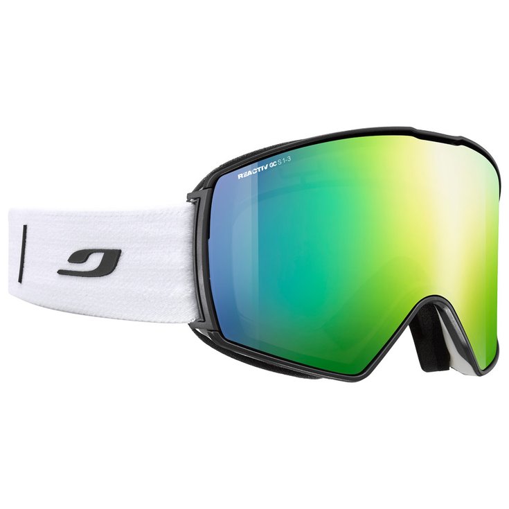 Julbo Masque de Ski Launcher Blanc Reactiv 1-3 Glare Control Présentation