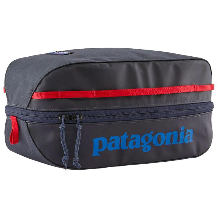 Patagonia Trousse de toilette Black Hole Cube 6L Smolder Blue Amanita Red Présentation