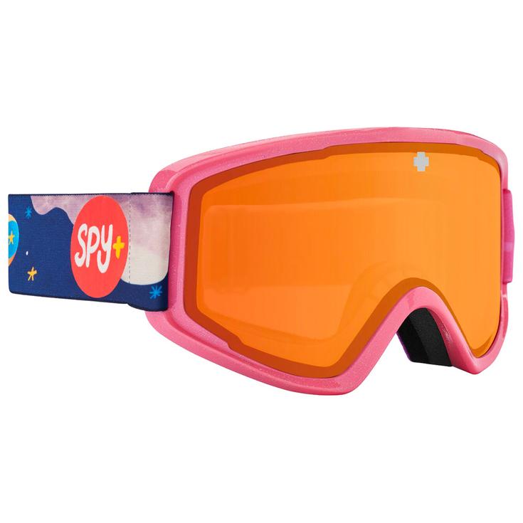 Spy Masque de Ski Crusher Elite Jr Slime Bronze Silver Mirror Présentation