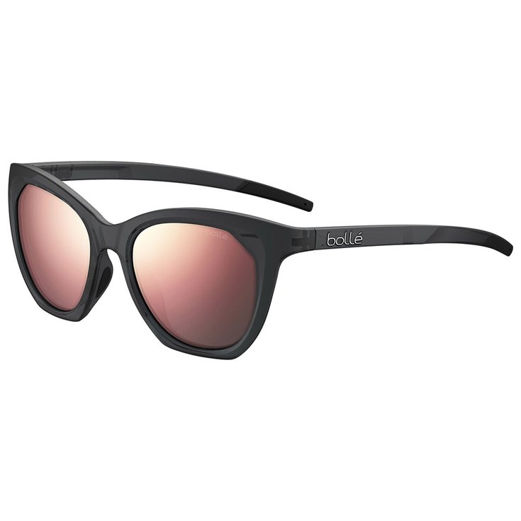 Bolle Lunettes de soleil Prize Black Crystal Matte HD Polarized Brown Pink Présentation