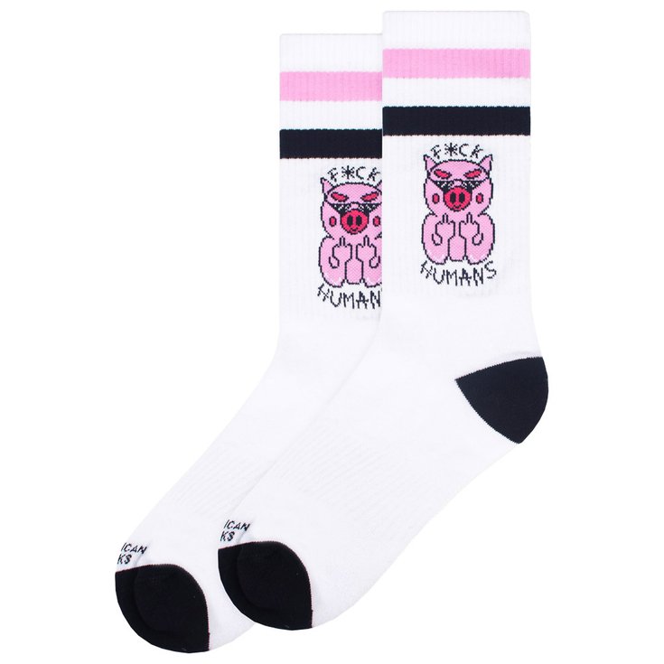 American Socks Chaussettes The Classics Mid High F*ck Humans Présentation