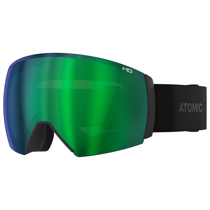 Atomic Masque de Ski Revent Q L Hd Black Green + Yellow Blue Présentation