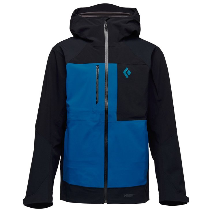 Black Diamond Blouson Ski M Recon Stretch Pro Shell Black Kingfisher Présentation