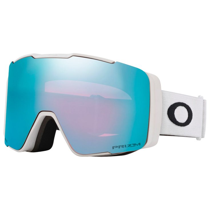 Oakley Masque de Ski Line Miner Pro M Matte White Prizm Sapphire Iridium + Prizm Iced Iridium Présentation