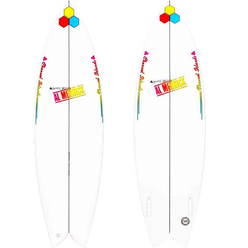 Channel Islands Board de Surf Fishbeard - Futures - 5'4" / 163 cm Dos
