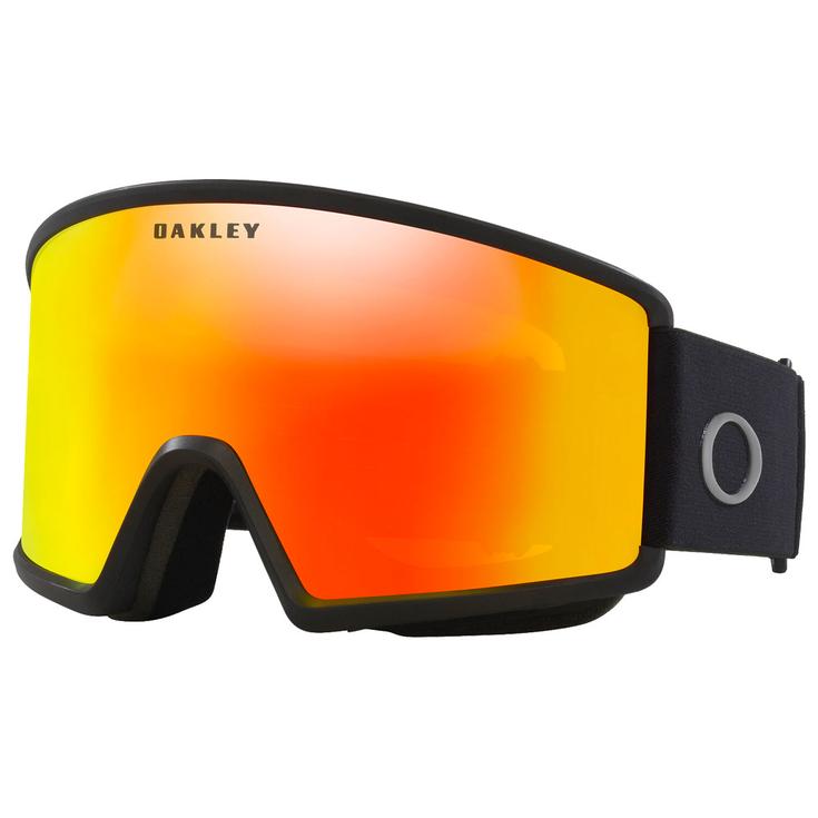 Oakley Masque de Ski Target Line L Blackout Fire Iridium Présentation