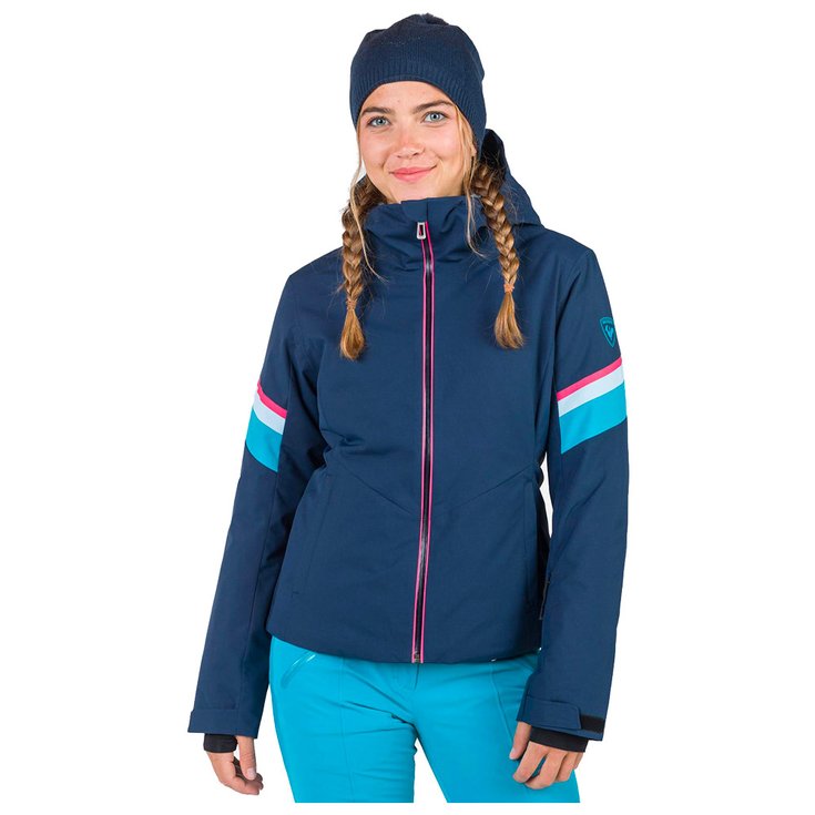 Rossignol Blouson Ski W Strawpile Jkt Dark Navy Présentation