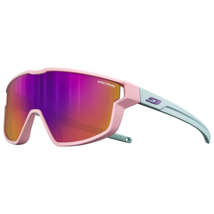 Julbo Lunettes de soleil Fury Mini Mat Rose Pastel Bleu Pastel Spectron 3 Présentation