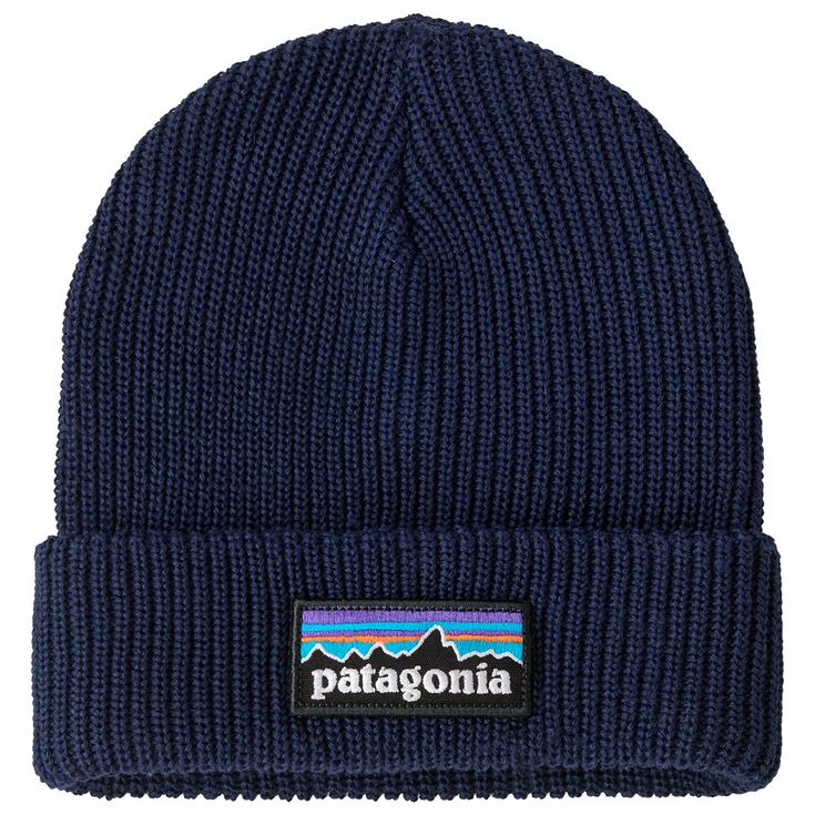 Patagonia Bonnet Kid's Logo Beanie P-6 Logo New Navy Présentation
