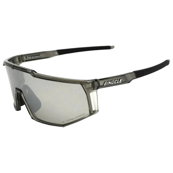 Binocle Eyewear Lunettes de soleil Horizon Shiny Grey Silver Mirror Polarized Présentation