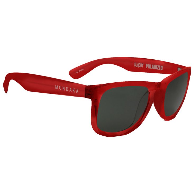 Mundaka Optic Lunettes de soleil Bloody Crystal Red Smoke Polarized Présentation
