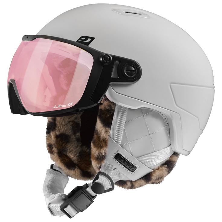 Julbo Casque visière Globe Evo Blanc Reactiv 1-3 High Contrast Présentation
