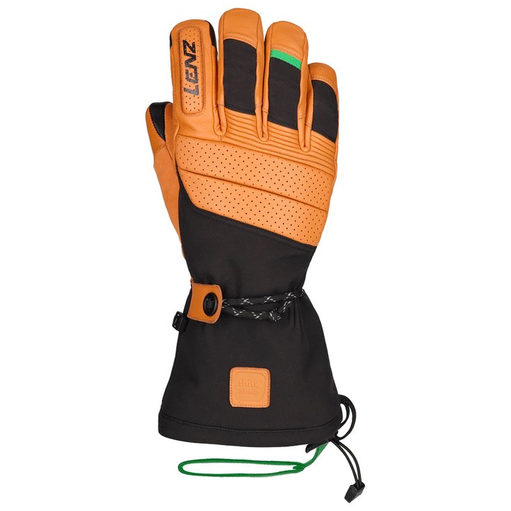 Lenz Gant Heat Glove 9.0 Finger Cap Men Black Brown Présentation
