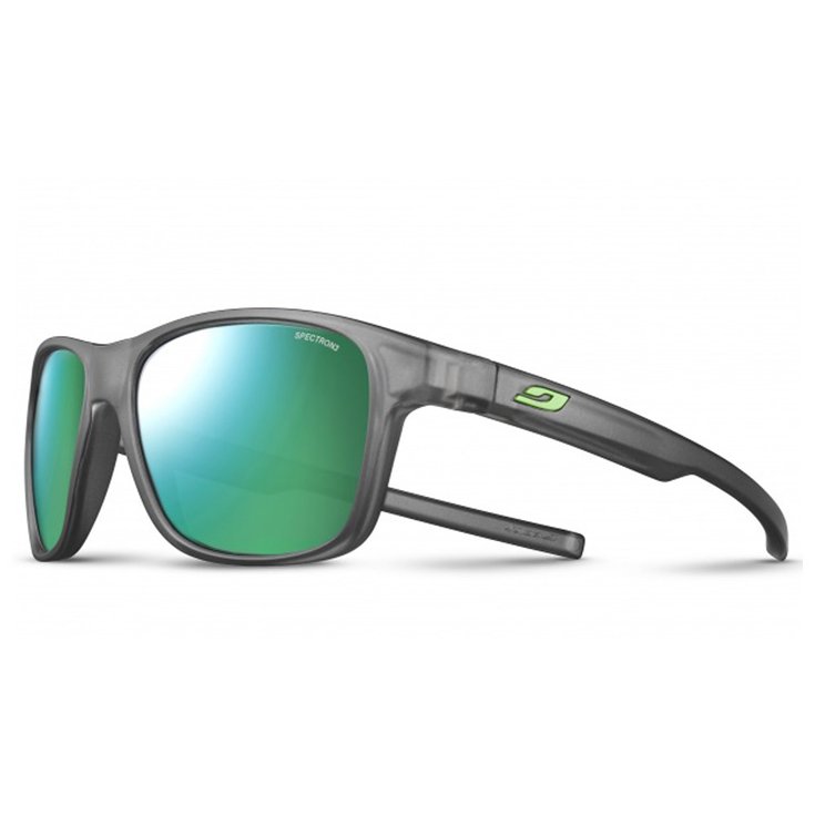 Julbo Lunettes de soleil Cruiser Translucide Mat Noir Vert Spectron 3 Présentation