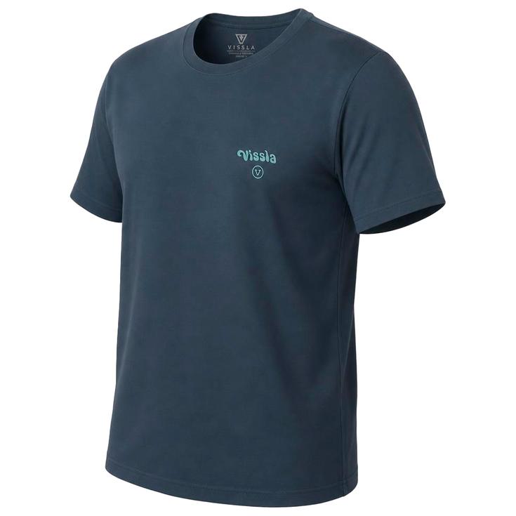 Vissla Tee-shirt Out There Organic Dark Denim Présentation