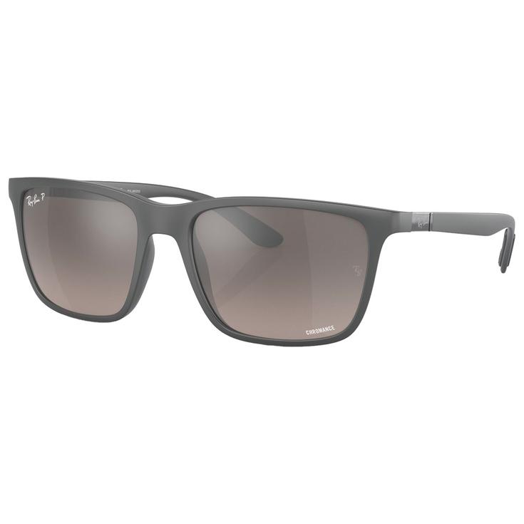 Ray Ban Lunettes de soleil RB4385 Mat Grey Chromance Grey Polar Présentation