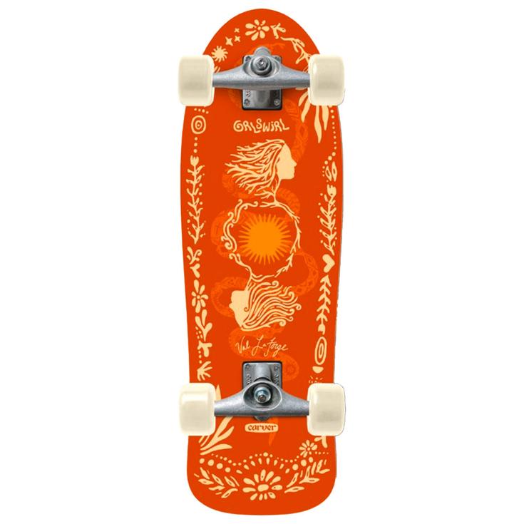 Carver Skateboards Surfskate Grlswirl Val Laforge Sunflower CX 
