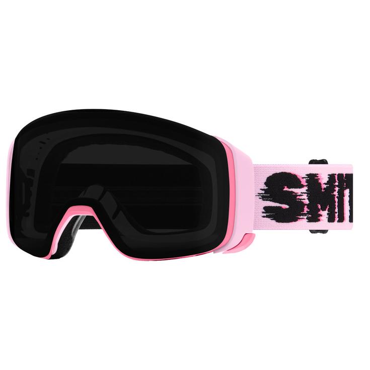 Smith Masque de Ski 4D Mag Pink Frost Flex Glitch Chromapop Sun Black + Chromapop Storm Blue Sensor Mirror Présentation