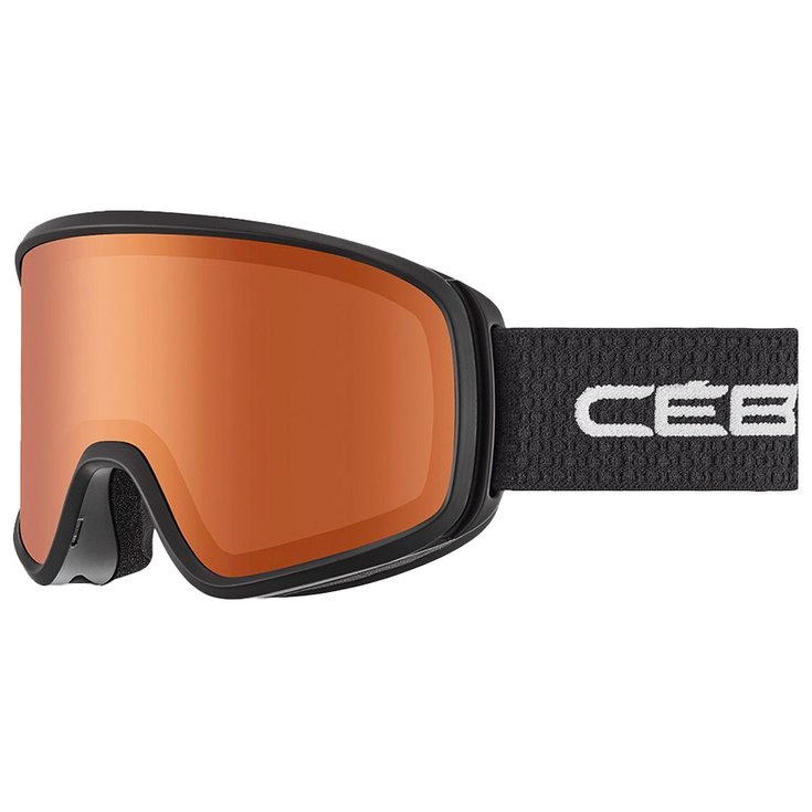 Cebe Masque de Ski Striker Evo Matt Black Pc Vario Orange Présentation