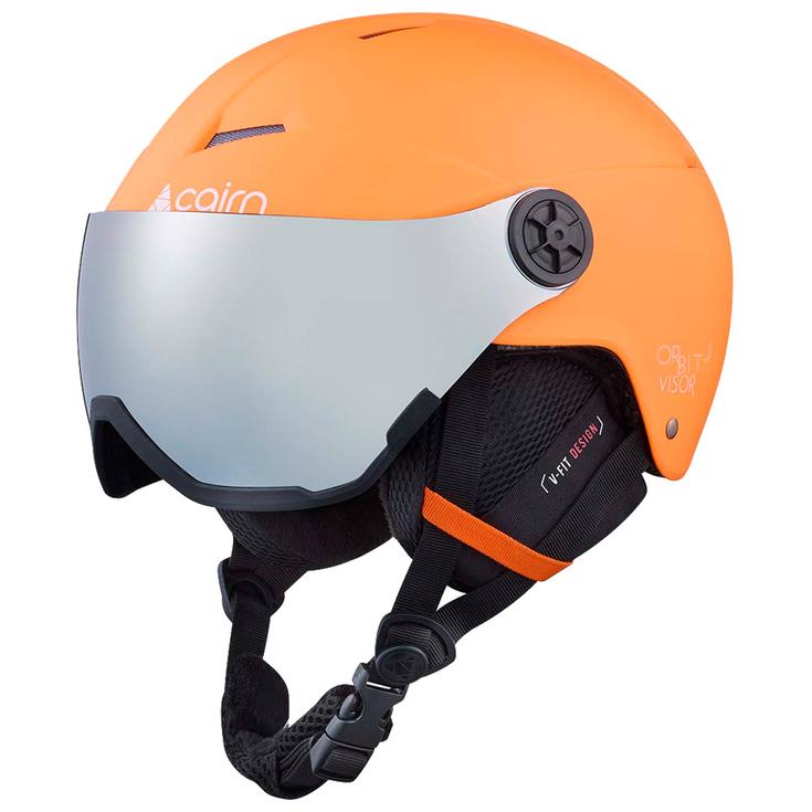 Cairn Casque visière Orbit Visor Junior Orange Présentation