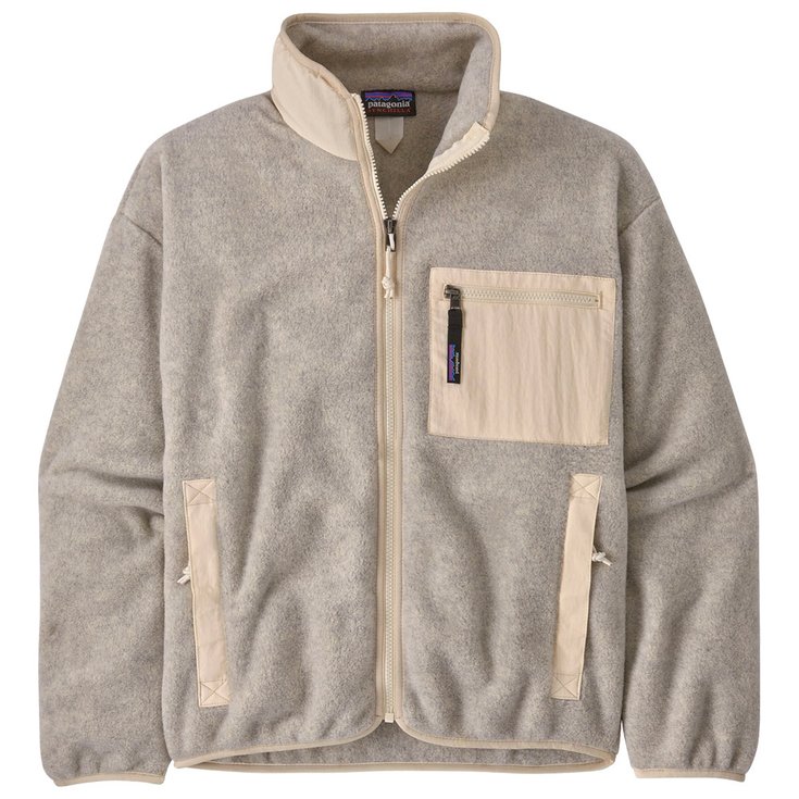 Patagonia Polaire W's Synchilla Jkt Oatmeal Heather Natural Présentation